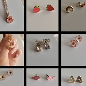 Lot Of 10+ Sanroi Earrings And Necklace (See ALL Photos!)